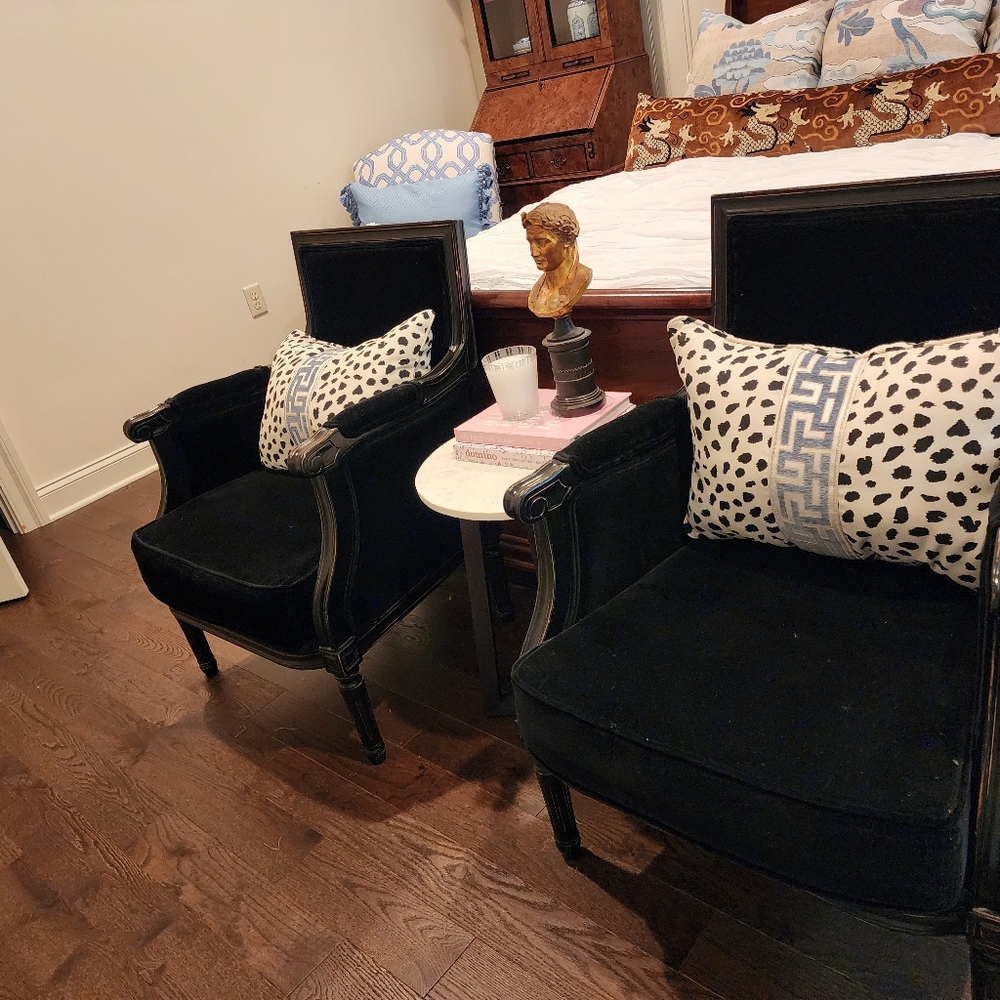 Pair lumbar pillows